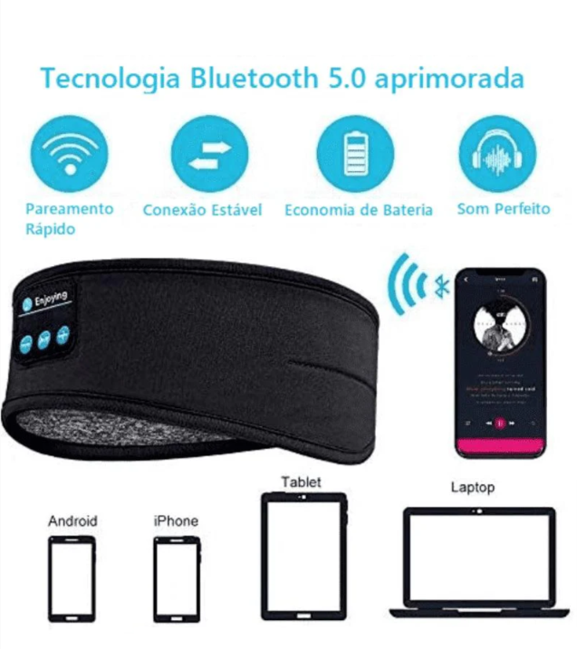 Mascara de Sono Bluetooth